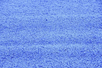 Unique Loom Solid Shag Collection Area Rug (8' Square, Periwinkle Blue)