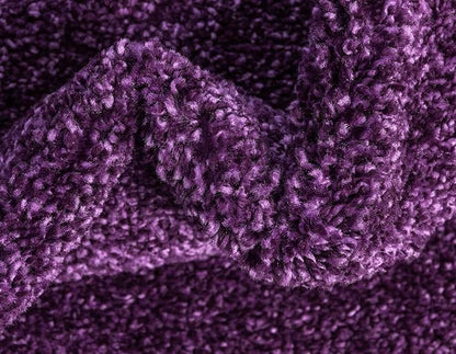 Unique Loom Solo Collection Area Rug - Calabasas (5' 3" x 7' 7" Rectangle, Violet)