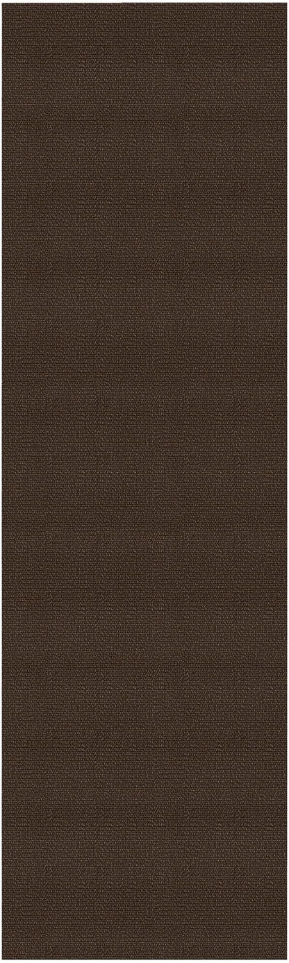 EARTHALL Washable Runner Rug 2x8 Ft Non Slip Runners for Hallways Cotton Rubber Backed Kitchen Runner Braided Indoor Floor Carpet Runners for Entryway, Hallway, Kitchen, Bedroom, Brown/Coffee