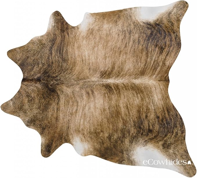 Brindle Brazilian Cowhide: XL
