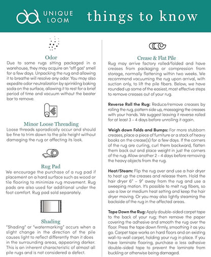 Unique Loom Outdoor Striped Collection Area Rug - Striped (2' 7" x 10' Runner Charcoal/Ivory)