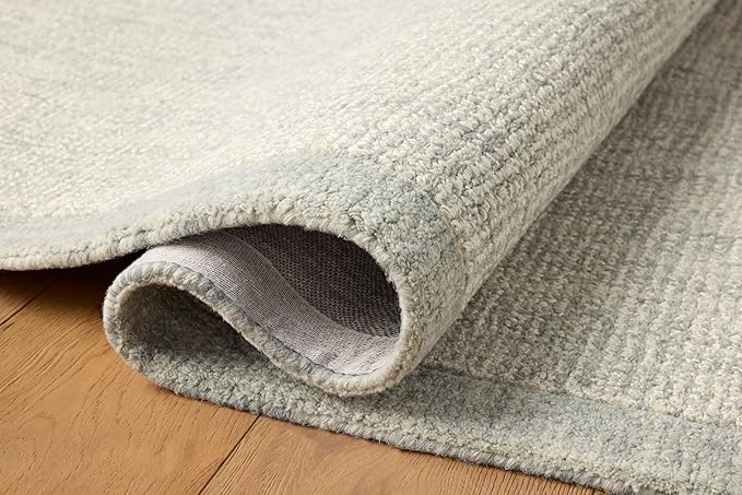 Loloi Magnolia Home by Joanna Gaines Henley Collection HNY-01 Ivory/Spa 8'-6" x 11'-6" Area Rug