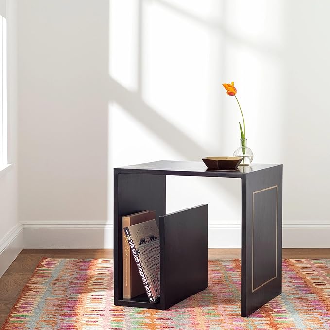 Dash and Albert Paint Chip Wool Area Rug - 4' x 6' Clay Graphic Hand Micro Hooked Accent Rug - Durable, High Traffic Areas Hallway, Living Room, Stairs