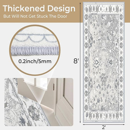 Runner Rug for Hallway Kitchen Runner Rug Non Slip 2'x 8' Washable Runner Rugs with Rubber Backing, Soft Distressed Rugs Farmhouse Entryway Runners for Living Room, Laundry, Bedroom