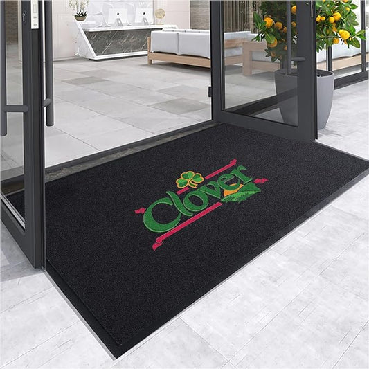 Custom Rugs with Logo Doormat Runner Personalized Commercial Area Carpet with Any Size Color Logo Shape Pattern Non Slip Rugs for Indoor Outdoor