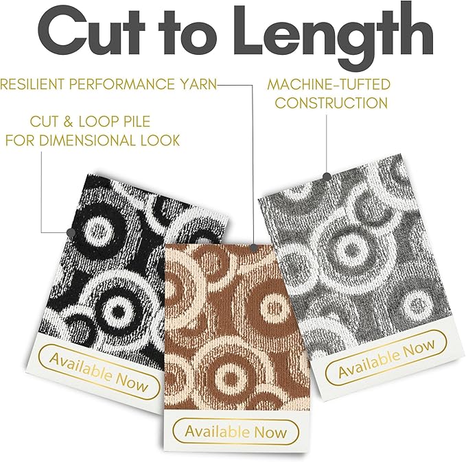 26 ft Extra Long Blue Hallway Runner Rug | Non-Slip & Machine Washable | Custom Cut to Size 2'3" x 26' (Runner) | REMNAZ