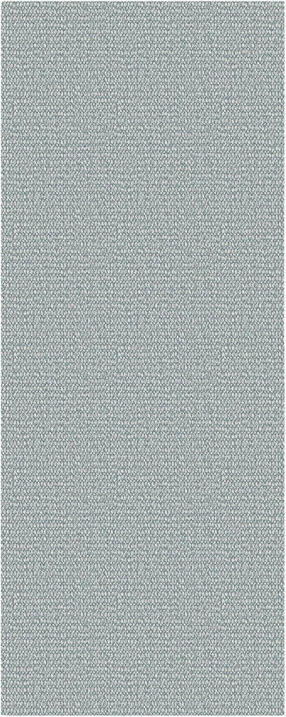 EARTHALL Washable Runner Rug 2x6 Ft Non Slip Runners for Hallways Cotton Rubber Backed Kitchen Runner Braided Indoor Floor Carpet Runners for Entryway, Hallway, Kitchen, Bedroom, Turquoise/Gray