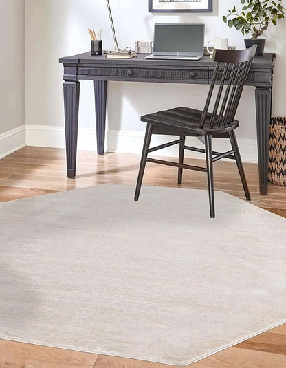 Unique Loom Finsbury Collection Area Rug - Kate (7' 10" Octagon, Ivory/ Beige)