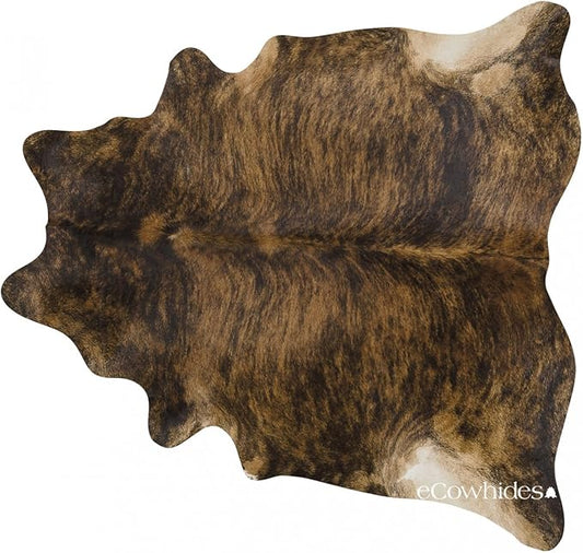 Brindle Brazilian Cowhide: XL