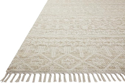 Loloi Angela Rose Rivers Collection RIV-03 Sand/Ivory 5'-0" x 7'-6" Reversible Area Rug