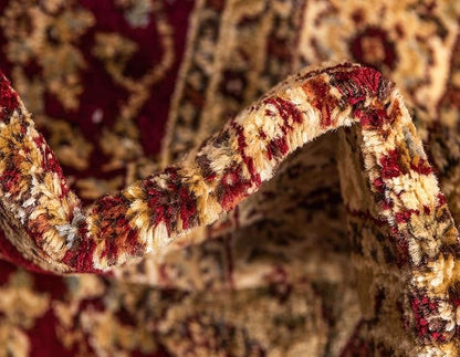 Unique Loom Voyage Collection Traditional Oriental Classic Intricate Design Area Rug (2' 7 x 12' 0 Runner, Red/Gold)