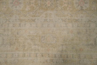 Rug Source Transitional Collection, 5x8 Rug, Hand Knotted Beige & Ivories All-Over Rug, Oriental Viscose Silk Carpet for Foyer, Entryway and Hallway