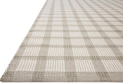 Loloi Magnolia Home by Joanna Gaines Ryder Collection RYD-02 Stone/Ivory 2'-6" x 7'-6" Runner Rug