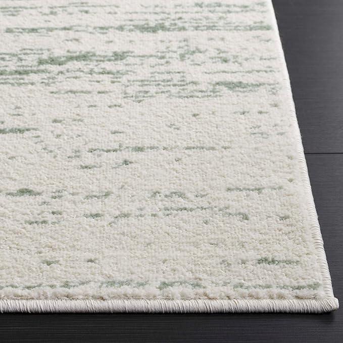 SAFAVIEH Adirondack Collection Runner Rug - 2'6" x 16' Runner, Sage & Ivory, Modern Ombre Design, Non Shedding & Easy to Clean, Ideal for Hallway, Foyer, Kitchen, Entryway, Bedroom (ADR113X)