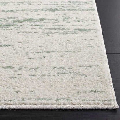 SAFAVIEH Adirondack Collection Runner Rug - 2'6" x 16' Runner, Sage & Ivory, Modern Ombre Design, Non Shedding & Easy to Clean, Ideal for Hallway, Foyer, Kitchen, Entryway, Bedroom (ADR113X)