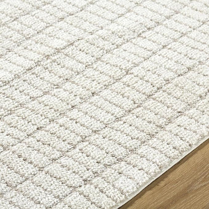 Livabliss x Our PNW Home Cascade Minimalist Striped Area Rug, 2'7" x 12', Ivory/Light Brown