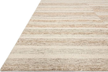 Loloi Chris Loves Julia Chris Collection CHR-03 Ivory/Clay 11'-6'' x 15', .50" Pile Height, Area Rug