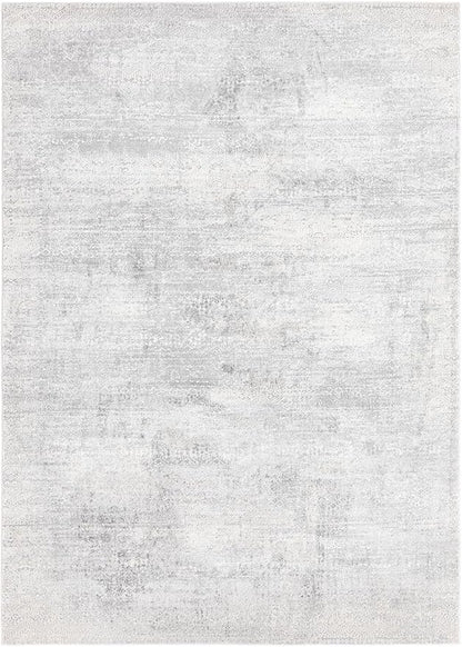 Unique Loom Finsbury Collection Area Rug - Sarah (7' 1" x 10' Rectangle, Gray/ Ivory)