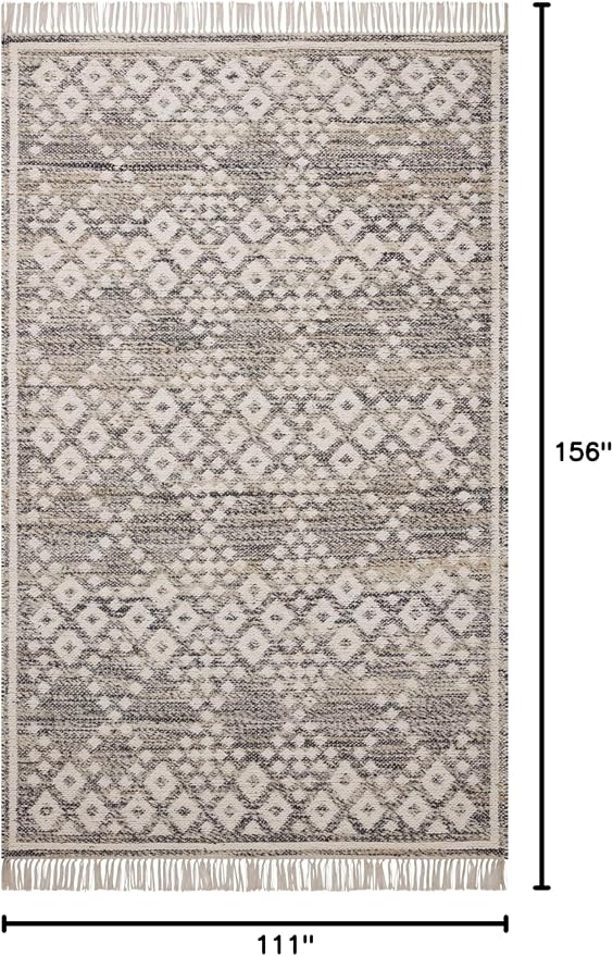 Loloi Angela Rose Rivers Collection RIV-01 Denim/Ivory 9'-3" x 13' Reversible Area Rug