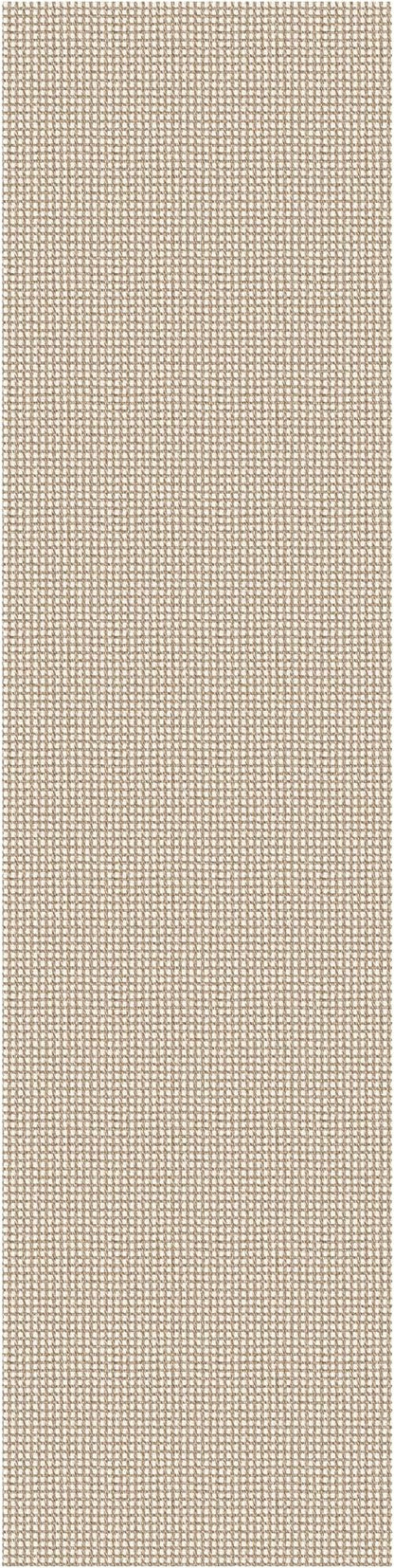 KOZYFLY Long Runners for Hallways 2x12 ft Washable Kitchen Runner Non Slip Rubber Backed Hallway Rugs Cotton Entryway Runner Rug Floor Carpet for Indoor Hall, Backdoor, Kitchen, Ivory/Khaki
