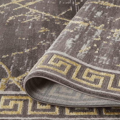 GLORY RUGS Area Rugs Marble 2x3 Brown Carpet Modern Abstract Rug Living Room Dining Bedroom Rug