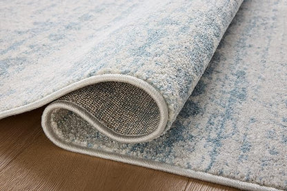 Loloi Kamala Collection KAM-04 Sky/Dove 9'-2" x 13' Area Rug