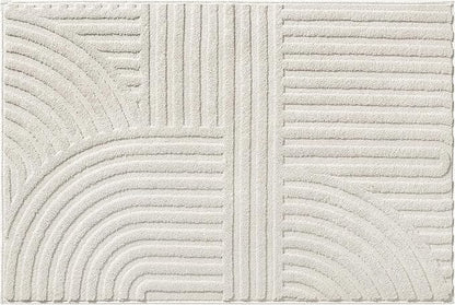 Pauwer 2x3 Washable Area Rugs for Living Room Modern Beige Solid Color Soft Fluffy Rugs for Bedroom Non Slip Boho Accent Indoor Mat Floor Carpet Cover for Kids Room Dining Room Kitchen Office, Beige
