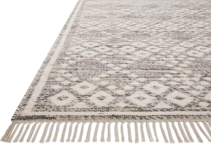 Loloi Angela Rose Rivers Collection RIV-01 Denim/Ivory 9'-3" x 13' Reversible Area Rug