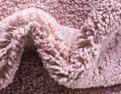 Unique Loom Solo Collection Area Rug - Calabasas (10' x 13' Rectangle, Pink)
