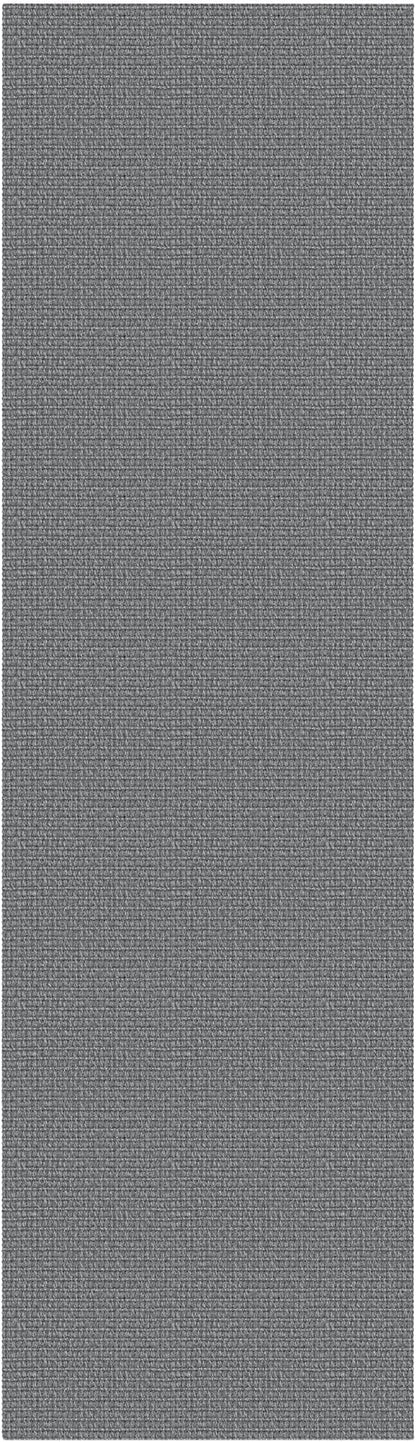 EARTHALL Washable Runner Rug 2x8 Ft Non Slip Runners for Hallways Cotton Rubber Backed Kitchen Runner Braided Indoor Floor Carpet Runners for Entryway, Hallway, Kitchen, Bedroom, Charcoal Gray