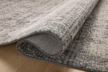 Loloi Amber Lewis Alie Collection ALE-03 Charcoal/Dove 11'-6'' x 15'-7'', .13'' Pile Height, Area Rug