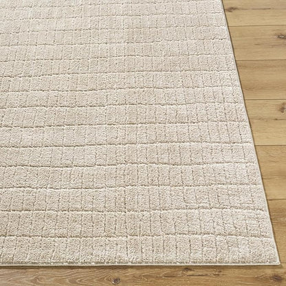 Livabliss x Our PNW Home Cascade Minimalist Striped Area Rug, 2'7" x 7'3", Light Brown