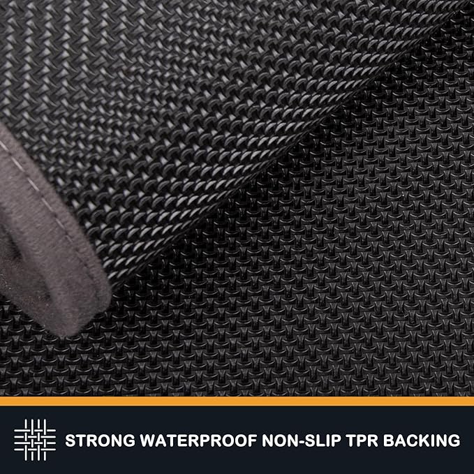 PURRUGS Dirt Trapping Door Mat 20" x 31.5", Non-Slip Machine Washable Entry Rug, Shoe Scraper, Dog Doormat, Super Absorbent Welcome Mat for Front & Back Door, Muddy Shoes & Paws, Light Grey-Dark Grey