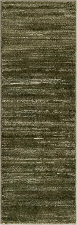 Unique Loom Finsbury Collection Area Rug - Kate (2' x 6' 1" Runner, Green)