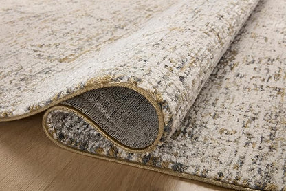 Loloi Amber Lewis Alie Collection ALE-05 Gold/Beige 9'-6'' x 13'-1'', .13'' Pile Height, Area Rug