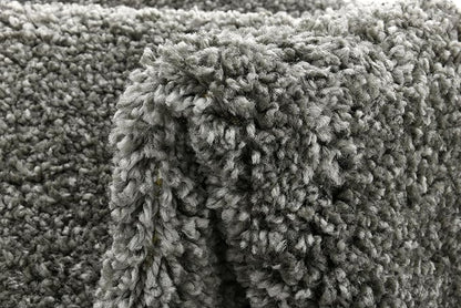 Unique Loom Solo Collection Area Rug - Calabasas (7' 10" Round, Gray)