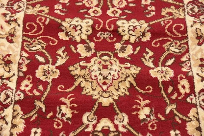 Unique Loom Sialk Hill Collection Area Rug - Washington (2' 2" x 8' 2" Runner Burgundy/Cream)