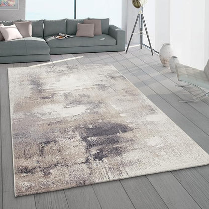 Paco Home Abstract Area Rug Artful Mottled Color Pattern in Beige Grey, Size: 2' x 3'3"
