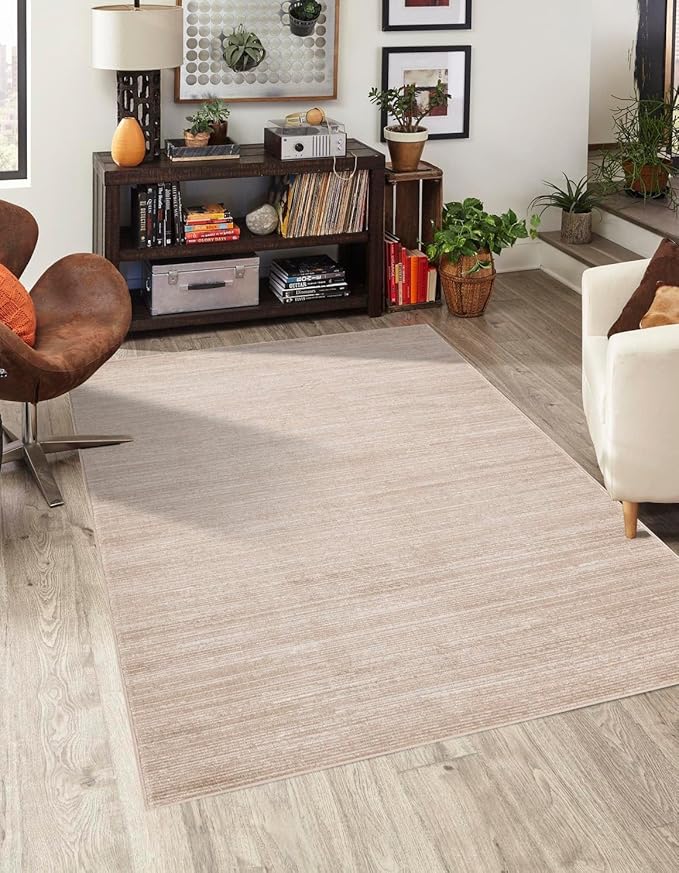 Unique Loom Finsbury Collection Area Rug - Kate (9' x 12' Rectangle, Beige/ Ivory)