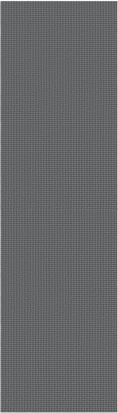 Braided Runner Rug 2x8 Ft Washable Runners for Hallways Non Slip Rubber Backed Kitchen Runners Cotton Entryway Runner Indoor, Woven Floor Carpet for Hall Kitchen Bedroom, Dark Grey/Grey