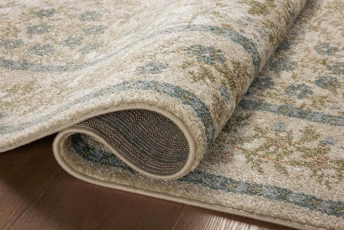 Loloi Rifle Paper Co. Laurel Collection LAU-03 Ivory/Multi 2'-8" x 8' Runner Rug