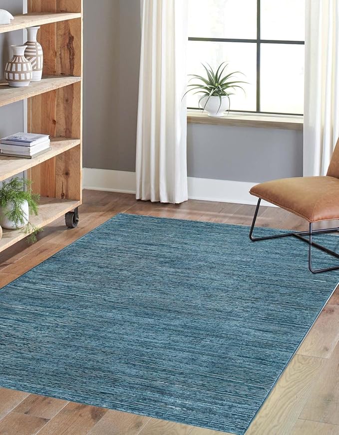 Unique Loom Finsbury Collection Area Rug - Kate (6' 1" x 9' Rectangle, Blue)