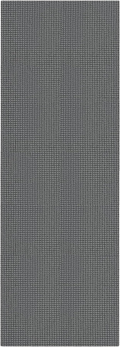 IOHOUZE Washable Runner Rug 2x6 Non Slip Runners for Hallways Entryway Runner Indoor, Kitchen Rugs Woven Cotton Floor Carpet for Kitchen Hall Entrance Bedroom, Dark Grey