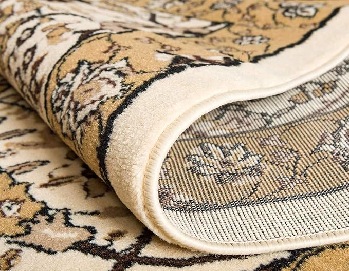 Unique Loom Espahan Collection Area Rug - Cape Cod (7' 10" x 10' Rectangle, Ivory/ Beige)