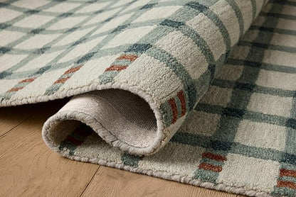 Loloi Magnolia Home by Joanna Gaines Waylon Collection WAY-02 Spa/Brick 2'-3" x 3'-9" Accent Rug
