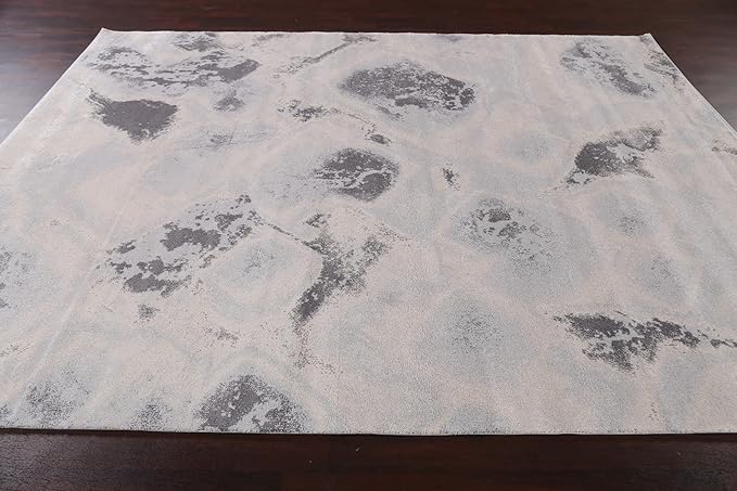 Abstract Transitional Turkish Oriental Area Rug 10x13