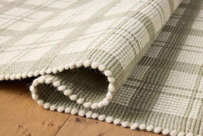 Loloi Magnolia Home by Joanna Gaines Ryder Collection RYD-01 Sage/Ivory 8'-6" x 11'-6" Area Rug