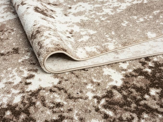 Keen Home Design Area Rugs - 2x8 Non-Shedding, Abstract Rugs for Kitchen, Living Room, Bedroom, Dining Room, Entryway - Size: 2'8" x 7'7", Multi