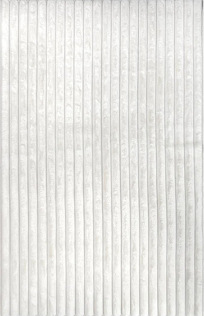 Nuloom SuperiorWash Collection Kai Off-White, 7'6" x 9'6", Fluffy and Cozy, High Traffic, Stain Resistant, Easy Clean, Durable Washable Area Rug for Bedroom, Living Room, Dining, Den, Foyer, Entryway