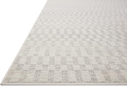 Loloi Kamala Collection KAM-05 Ivory/Grey 4'-0" x 6'-0" Accent Rug